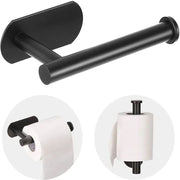 トイレットペーパーホルダー ロールペーパー 粘着式 両面テープ 壁取付 トイレ用品 雑貨 取り換え シンプル おしゃれ かっこいい クール ステンレス