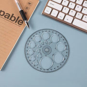 全円分度器 360度 360° 分度器 直径11.5cm 単品 1個 文具 製図用品 数学 クリア プラスチック透明 ラウンド 円形 角度 測定 製図 エンジニア 文房具 学生 数学分度器 ツール 便利
