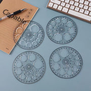 全円分度器 360度 360° 分度器 直径11.5cm 単品 1個 文具 製図用品 数学 クリア プラスチック透明 ラウンド 円形 角度 測定 製図 エンジニア 文房具 学生 数学分度器 ツール 便利