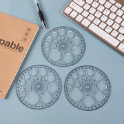 全円分度器 360度 360° 分度器 直径11.5cm 単品 1個 文具 製図用品 数学 クリア プラスチック透明 ラウンド 円形 角度 測定 製図 エンジニア 文房具 学生 数学分度器 ツール 便利