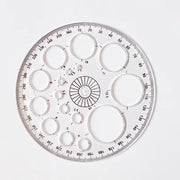 全円分度器 360度 360° 分度器 直径11.5cm 単品 1個 文具 製図用品 数学 クリア プラスチック透明 ラウンド 円形 角度 測定 製図 エンジニア 文房具 学生 数学分度器 ツール 便利
