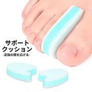 足指セパレーター 足指サポーター クッションタイプ 左右セット 1ペア 足指パッド 男女兼用 レディース メンズ スポンジ セパレーター 柔らかい ソフト 足指保護 フットケア