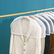 衣類カバー 洋服カバー 単品 日用雑貨 収納用品 ショートタイプ 半透明 ホコリよけカバー 衣服 洋服 スーツ ドレス コート ショルダーカバー 肩掛け