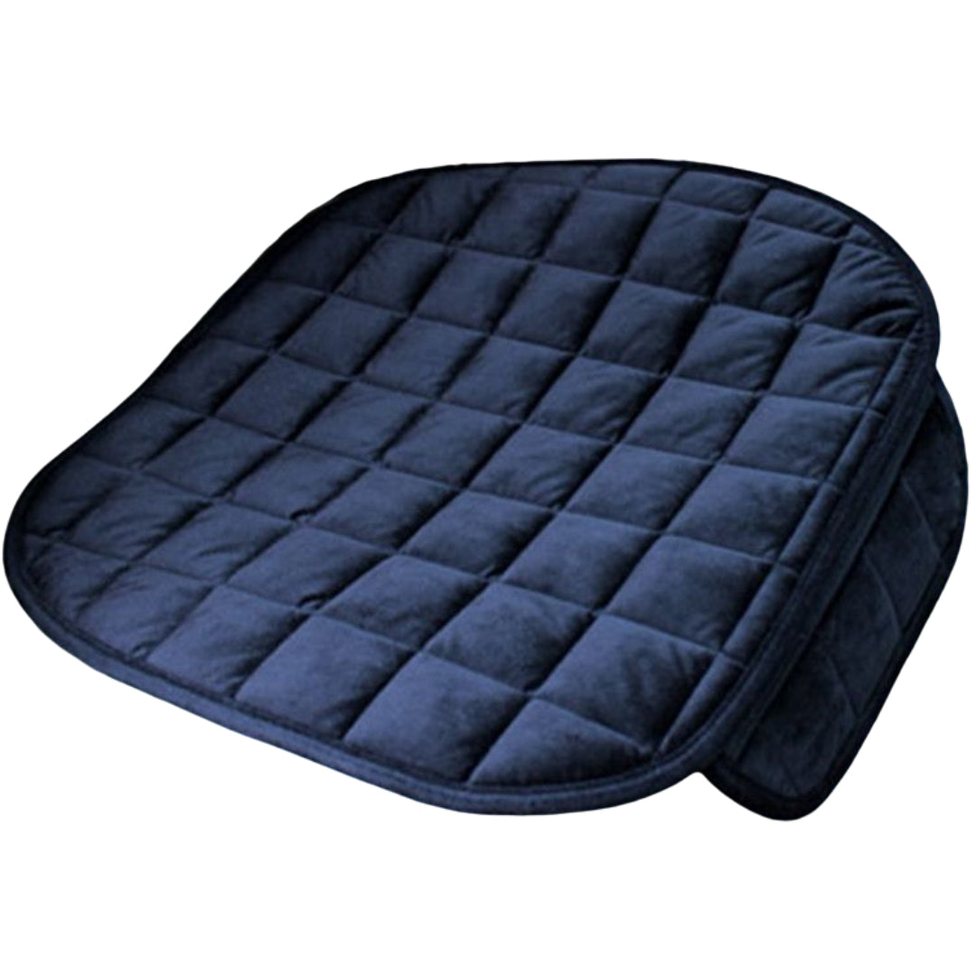 カーシートクッション 車用クッション 車用品 カー用品 カーアクセサリー 座布団 ずれ防止 バックル付き ポケット付き シートクッション シンプル 無地 おしゃれ カラバリ豊富 黒 赤 グレー