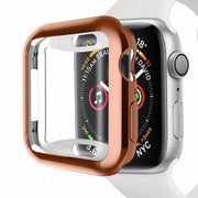 アップルウォッチカバー apple watch 40mm 44mm 保護カバー 保護ケース Series 4 5 6 SE クリア 透明 グラデーション カラフル レインボー おしゃれ