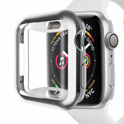 アップルウォッチカバー apple watch 40mm 44mm 保護カバー 保護ケース Series 4 5 6 SE クリア 透明 グラデーション カラフル レインボー おしゃれ