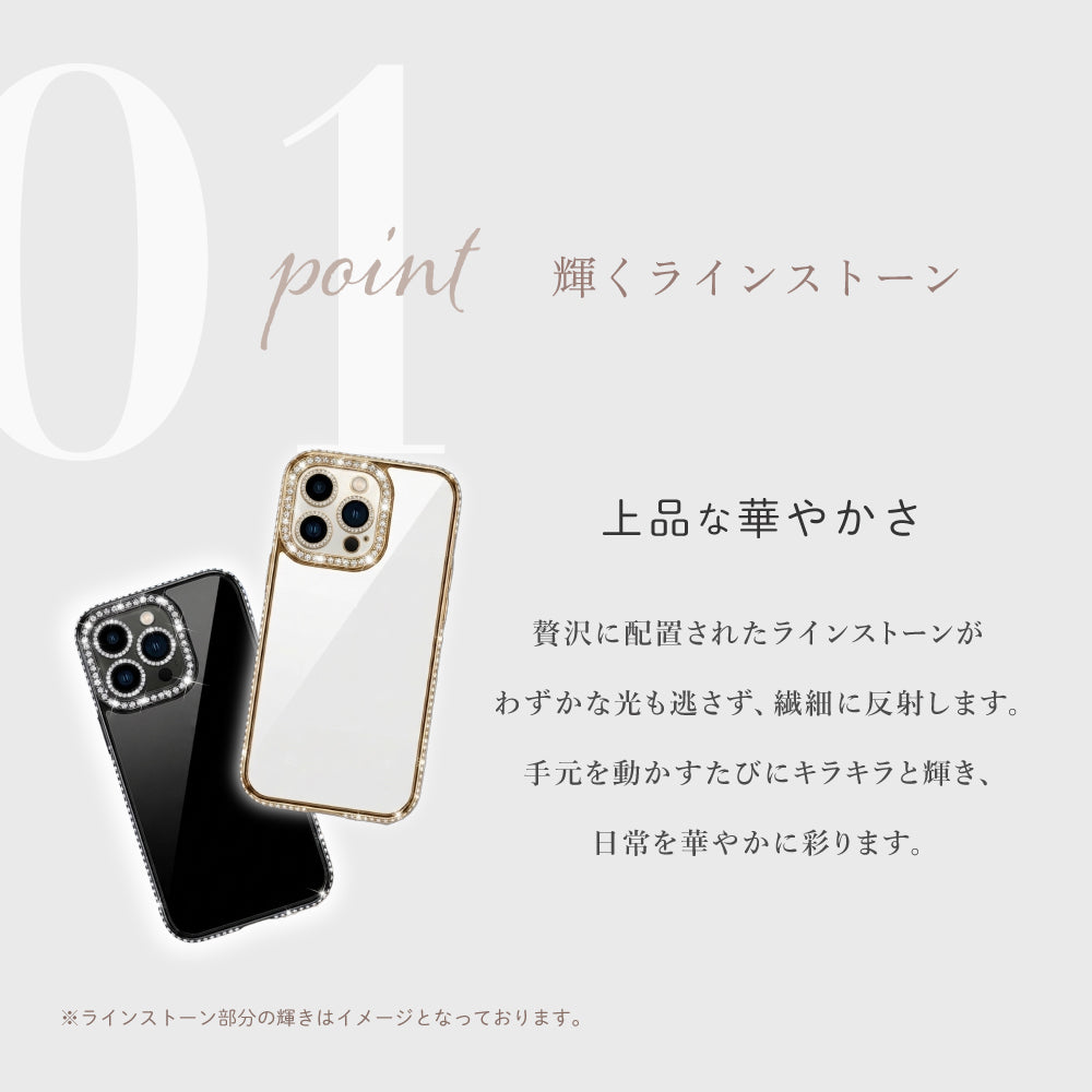 iPhone用ケース スマートフォンケース スマホケース スマホカバー ラインストーン キラキラ 商品画像3