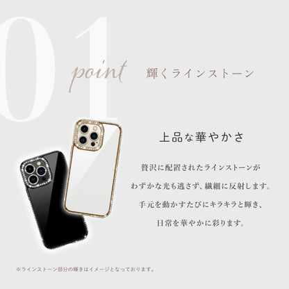 iPhone用ケース スマートフォンケース スマホケース スマホカバー ラインストーン キラキラ 商品画像3