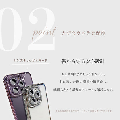 iPhone用ケース スマートフォンケース スマホケース スマホカバー ラインストーン キラキラ 商品画像4