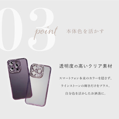 iPhone用ケース スマートフォンケース スマホケース スマホカバー ラインストーン キラキラ 商品画像5