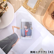 ミニフォトアルバム フォトキーホルダー 28枚収納 キーリング付き ポケットアルバム フォトホルダー 推し活 オタ活 写真入れ