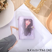 ミニフォトアルバム フォトキーホルダー 28枚収納 キーリング付き ポケットアルバム フォトホルダー 推し活 オタ活 写真入れ