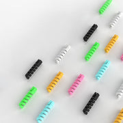 ケーブル保護カバー 単品 1本 ケーブルプロテクター ケーブルガード 断線防止 ツイスト スパイラル 充電ケーブル USBケーブル コード保護 携帯電話アクセサリー スマホグッズ 折り防止 くるくる 巻き付ける おしゃれ かわいい