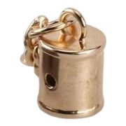 タッセルキャップ チェーン付き 3個セット タッセル用金具 金属パーツ 留め具 DIY クラフト 手芸 材料 バッグ アクセサリー キーホルダー ゴールドカラー シルバーカラー