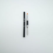 ネイルブラシ スパチュラ 2way ネイルケア用品 ネイルアート用品 ラウンド ネイルチップ ポリジェル セルフネイル 長さ出し レジンパーツ かわいい おしゃれ 平筆 ジェルネイル