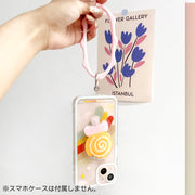 ハンドストラップ スマートフォン アクセサリー 手首 落下防止 柔らかい シリコン 携帯電話 スマホ