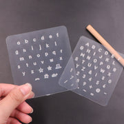 レザークラフト 刻印プレート アルファベット スタンプツール 革細工用 DIY 数字 デザイン アレンジ おしゃれ 簡単 打刻印ポンチ クラフト オリジナル