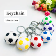 キーホルダー キーチャーム キーリング バッグチャーム メンズ 男性 キッズ サッカー サッカーボール スポーツ 部活