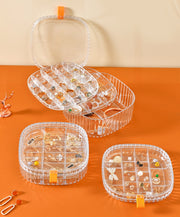 アクセサリーケース アクセサリーボックス 1段 収納ボックス 小物入れ コンパクト クリア 半透明 シンプル ネックレス ピアス イヤリング 指輪 整理 整頓 収納