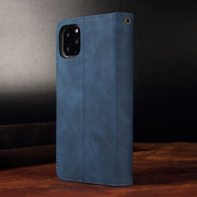 iPhoneカバー スマホケース スマホカバー 手帳型 折りたたみ iPhoneケース アイフォンケース カードポケット カード入れ レザー調 ファスナーポケット ミニ財布 スタンド機能 保護 ビジネス 無地 シンプル 11 11Pro 11ProMax 12 12Pro 12ProMax 12mini 13mini 13 13Pro 13ProMax iPhoneカバー iPhone用 男女兼用 メンズ レディース おしゃれ  小銭 収納 きれいめ カード収納 ブラック 黒 ブルー 青 ブラウン 茶