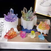 シリコンモールド レジン用 抜き型 1個 単品 型枠 UVレジン ハンドメイド DIY 手作り キーホルダー ネックレス 置物 装飾 石 種類豊富