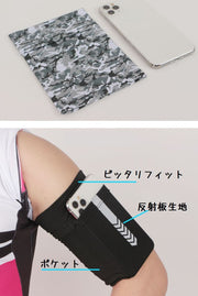 アームバンド スマホバンド ランニングアームバンド スマホホルダー 二の腕 ジョギング スマートフォン 収納 ウォーキング サイクリング お散歩 スポーツ スマホバンド シンプル