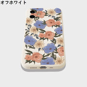 iPhoneケース iPhoneカバー スマホケース 耐衝撃 カメラ保護 背面保護 薄型スリム 防塵 花柄 フラワー おしゃれ