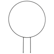 植物支柱 園芸用支柱 ガーデニング用具 無地 黒 白 円形 フラワー支柱 観葉支柱 つる性植物 家庭菜園 鉢植え 花 シンプル サポート 誘引 農業資材