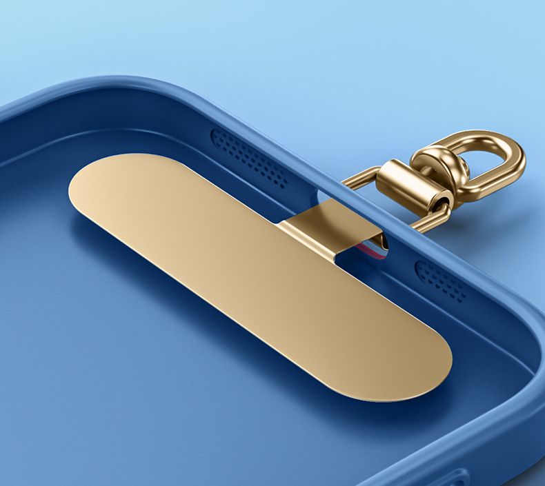 ストラップホルダー ステンレス金属製 スマホケースに挟むだけ 携帯 後付け 外付けストラップホール 商品画像5