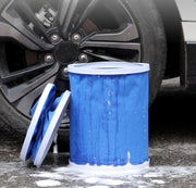 折りたたみバケツ 9L 11L 13L 円柱型 取っ手付き ウォータージャグ 洗い桶 水汲み 防水 大容量 折り畳み コンパクト 洗車 掃除用品 日用品雑貨 釣り アウトドア キャンプ 防災