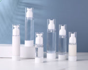詰め替え容器 アトマイザー スプレーボトル 乳液ボトル 小分け 携帯用 霧吹き 噴霧器 真空 クリア 透明 持ち運び 化粧水 ローション 旅行 トラベルグッズ