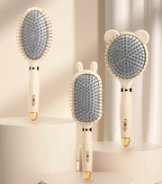 ヘアブラシ ヘアーブラシ クッションブラシ ロールブラシ くし 櫛 ヘアケア 頭皮 ブラッシング 耳付き スクエア オーバル お洒落 シンプル レディース メンズ