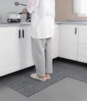 キッチンマット キッチン 台所マット マット フロアマット 50×180 180cm 滑り止め 吸水 吸油 カット可能 サイズ調節可能 ハサミで切れる 床 保護 リブ ボーダー おしゃれ