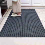 キッチンマット キッチン 台所マット マット フロアマット 50×180 180cm 滑り止め 吸水 吸油 カット可能 サイズ調節可能 ハサミで切れる 床 保護 リブ ボーダー おしゃれ