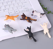 スマホスタンド 吸盤 単品 1個 猫型 ネコ型 簡単装着 スマートフォンスタンド 携帯スタンド 可愛い スマホアクセサリー 卓上 机上 動画視聴 iPhoneスタンド 携帯スタンド Android インテリア 雑貨