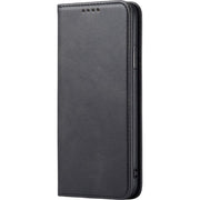 iPhone対応 手帳型スマホケース マグネット式 ベルトなし カード収納 PUレザー調 スタンド機能 保護カバー シンプル 上品 ビジネス メンズ レディース