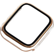 アップルウォッチ用カバー Apple Watch汎用型 保護ケース 保護カバー ソフトカバー 傷防止 汚れ防止 保護 シンプル クリア 透明 38mm 40mm 42m 44mm 46mm Series 1 2 3 4 5 6 SE 10 雑貨 カラバリ豊富 ライン入り 着脱簡単 黒 緑 ピンク 白 赤 青 銀色 金色