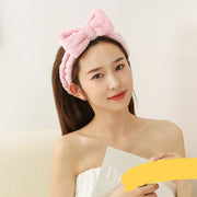 ヘアバンド 洗面用 レディース リボン ふわふわ ヘアターバン タオル地 洗顔 メイク かわいい おしゃれ 女の子 女性 女子 キュート ヘアーバンド 入浴