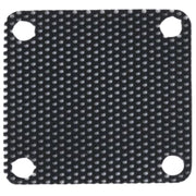 PCケースファン防塵フィルター 3枚セット PCパーツ 冷却パーツ 通気性 メッシュ プラスチック PVC グリル ブラック 黒