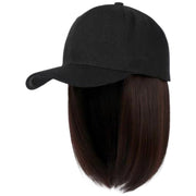 帽子付きウィッグ キャップウィッグ 帽子ウィッグ ショート ボブ かつら フルウィッグ レディース 女性 キャップ付き 帽子一体型 紫外線対策 イメチェン 着脱簡単 単色 黒 茶 かわいい キュート ガーリー カジュアル 変装 お出かけ