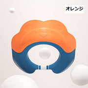 シャンプーハット 子供用 シャンプーキャップ バスバイザー キッズ ベビー ライオンモチーフ アニマル シャワーキャップ ベビー キッズ サイズ調節可能 可愛い バス用品 動物 ピンク ブルー オレンジ