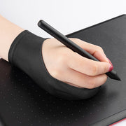 ペングローブ 2本指グローブ 単品 ペンタブレット お絵描き イラスト 筆記 トレース台 誤操作防止 汚れ防止 タッチペン スタイラスペン 二本指 手袋
