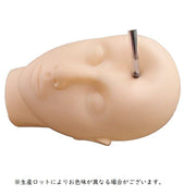 マネキンヘッド 練習用 ヘッド 顔 頭 メイク まつげ マツエク まつエク エステ サロン 美容師 柔らか マッサージ練習用 シリコン ディスプレイ