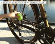 自転車チェーンオイル用スポンジ 手が汚れない 自転車用品 メンテナンス用品 ホイール用 注油 給油 散布 小型 コンパクト 便利