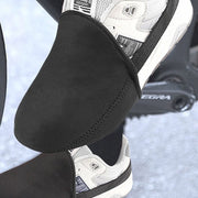 シューズカバー サイクルシューズカバー スニーカーカバー 靴カバー ハーフ つま先 1足セット 防寒 保温 男女兼用 汚れ防止 サイクリング アウトドア