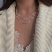 ネックレス アクセサリー レディース 女性用 チェーン 単品 一本 シルバーカラー ゴールドカラー かわいい おしゃれ シンプル ギフト 記念日 誕生日 プレゼント 贈り物 ファッション小物 金色 銀色