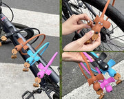 ワイヤーロック 鍵式 キータイプ 自転車用品 ケーブルロック カギ 盗難防止 施錠 犬 イヌ ビスケット 可愛い クロスバイク マウンテンバイク ロードバイク 折りたたみ自転車 サイクリング セキュリティー 防犯 駐輪