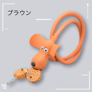 ワイヤーロック 鍵式 キータイプ 自転車用品 ケーブルロック カギ 盗難防止 施錠 犬 イヌ ビスケット 可愛い クロスバイク マウンテンバイク ロードバイク 折りたたみ自転車 サイクリング セキュリティー 防犯 駐輪