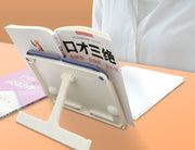 ブックスタンド 折り畳み ブックホルダー 書見台 読書スタンド 譜面台 折りたたみ 卓上 本立て タブレット スマホ 勉強 学生 机上 デスク 楽譜 ブックストッパー シンプル 便利