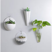 フラワーベース 壁掛け 花瓶 花器 フラワーポット インテリア雑貨 一輪挿し 半球型 クリア 透明 小型 シンプル かわいい おしゃれ コンパクト